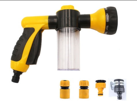 Multi-function  Car Household High Pressure Foam Pot Water Gun Set